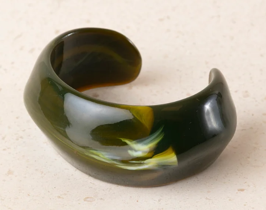 PULSERA RESINA ONDULADA