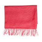 Chal de baby alpaca y seda color rosa