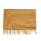 Chal de baby alpaca y seda color miel mostaza